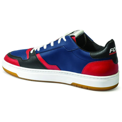 Scarpe stile tennis Sparco S-Urban Ford Performance blu scuro e rosso – vista 2