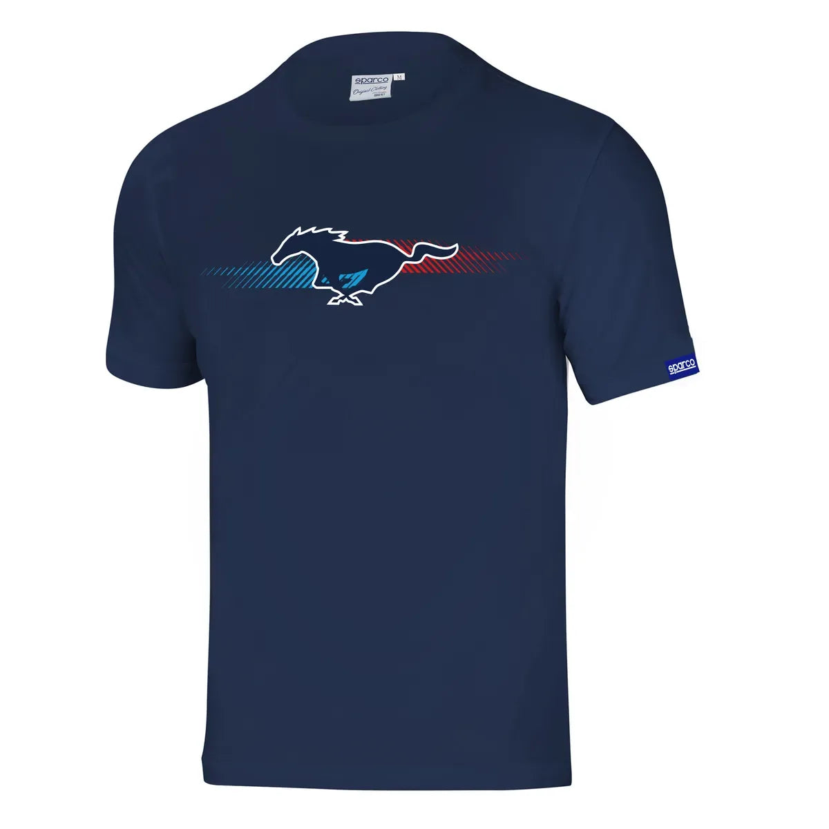 T-shirt Sparco Ford Performance stampata blu scuro