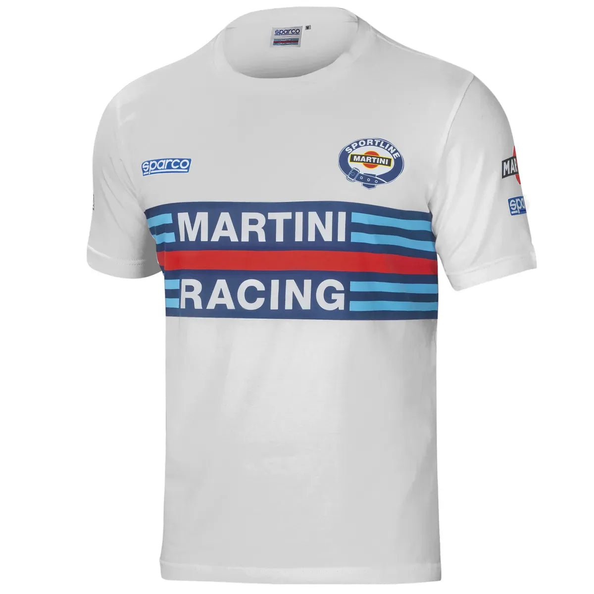 T-shirt Sparco Martini Racing in jersey stretch di cotone Grigio