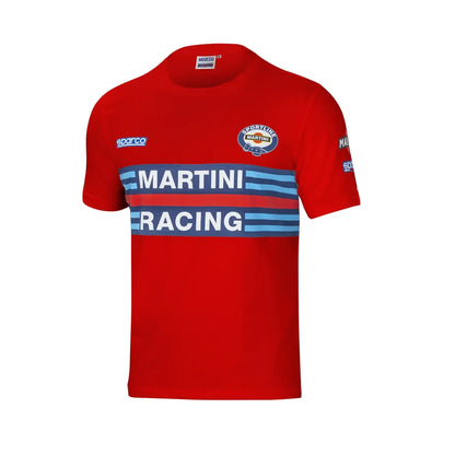 T-shirt Sparco Martini Racing in jersey stretch di cotone Rosso