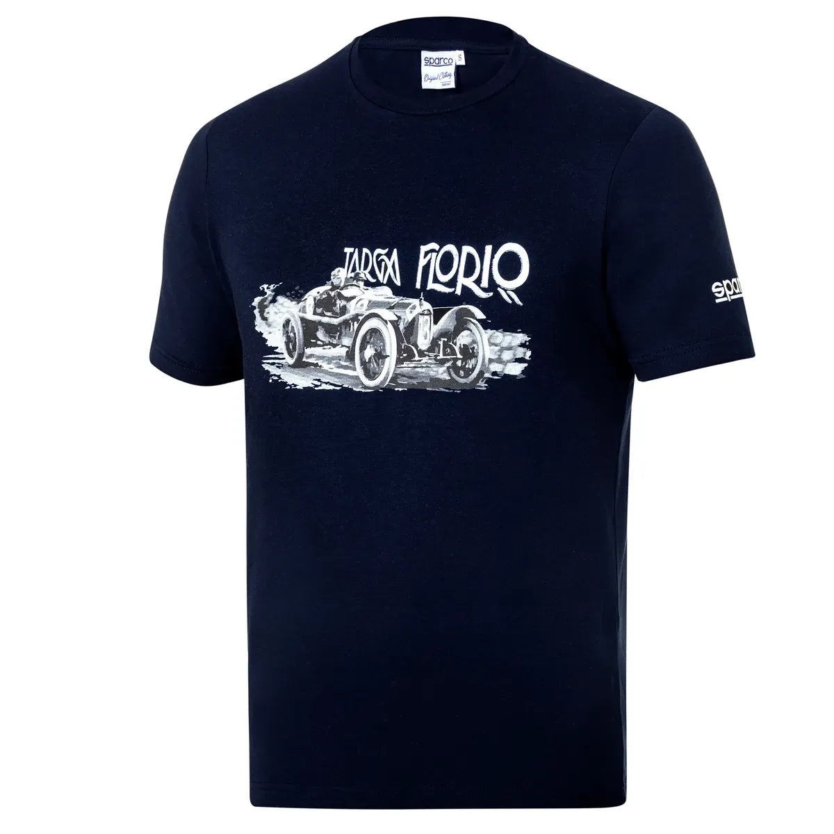 T-shirt Sparco Targa Florio #T2 blu marine in cotone elasticizzato