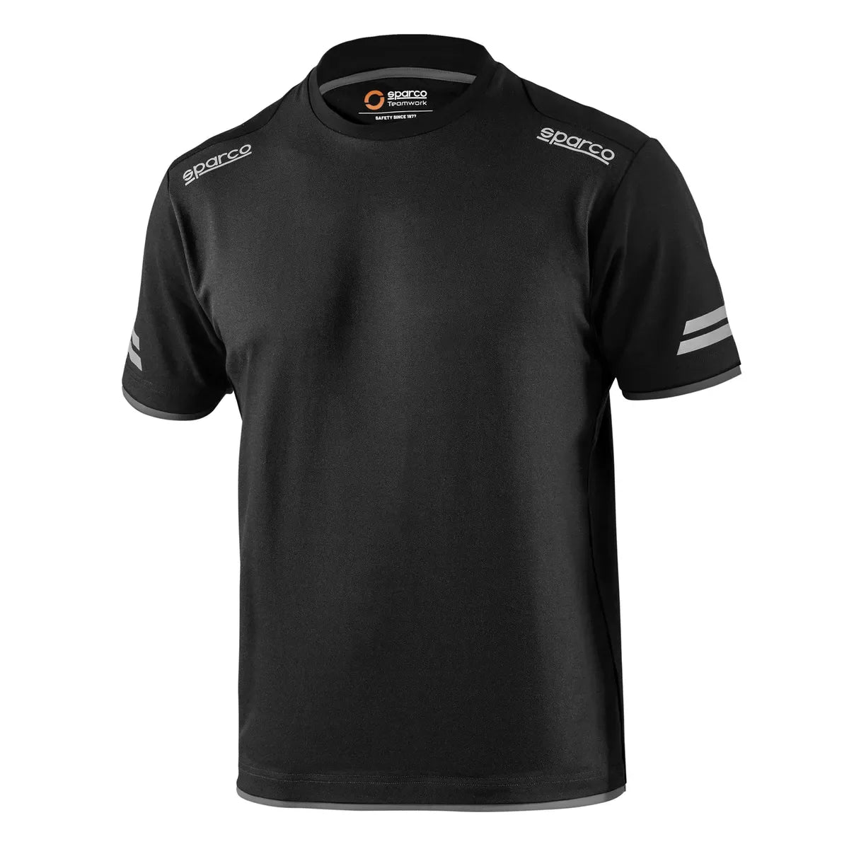 T-shirt da lavoro Sparco Tech Tucson Nero / Griglio Scuro