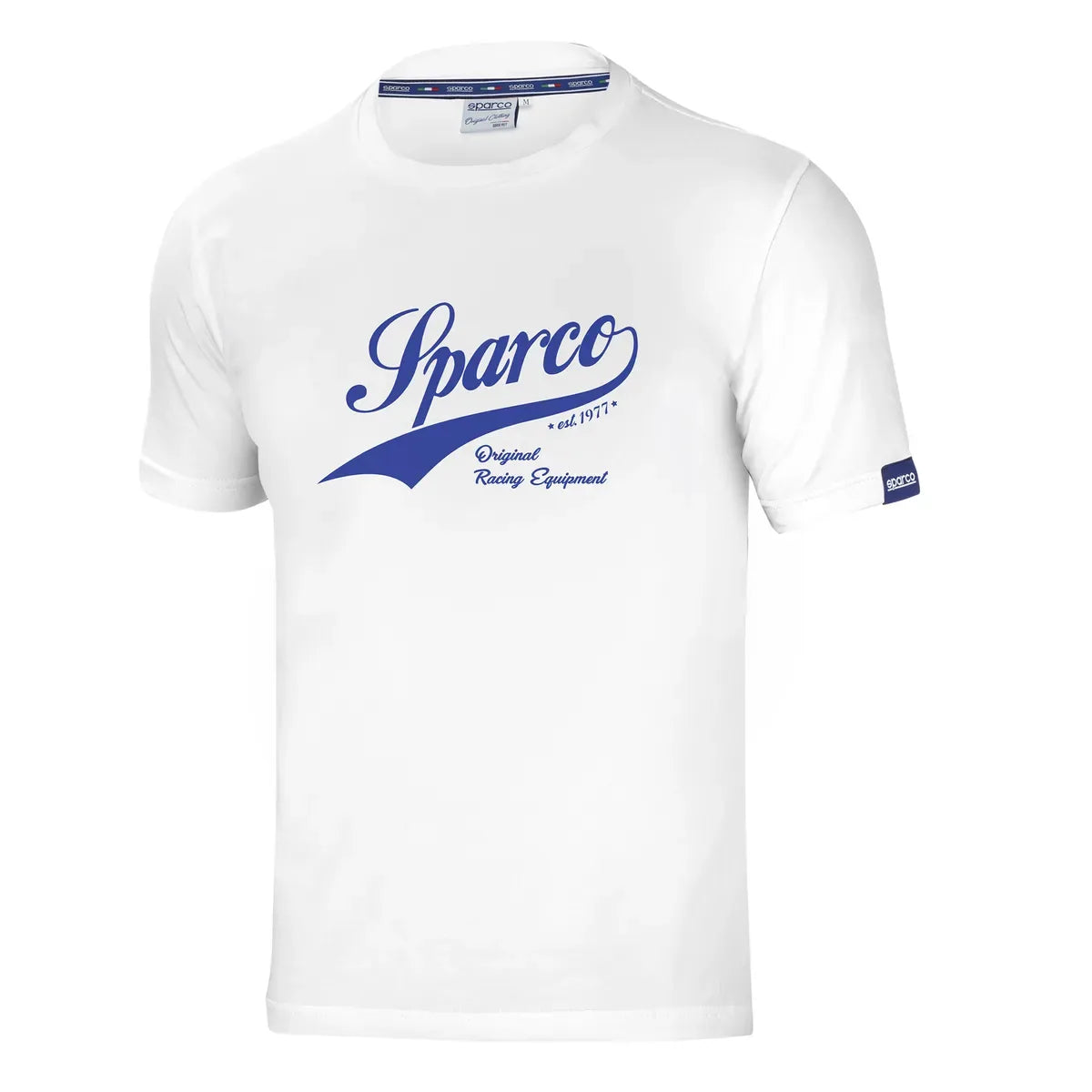 T-shirt Sparco Vintage in cotone e poliestere Bianco