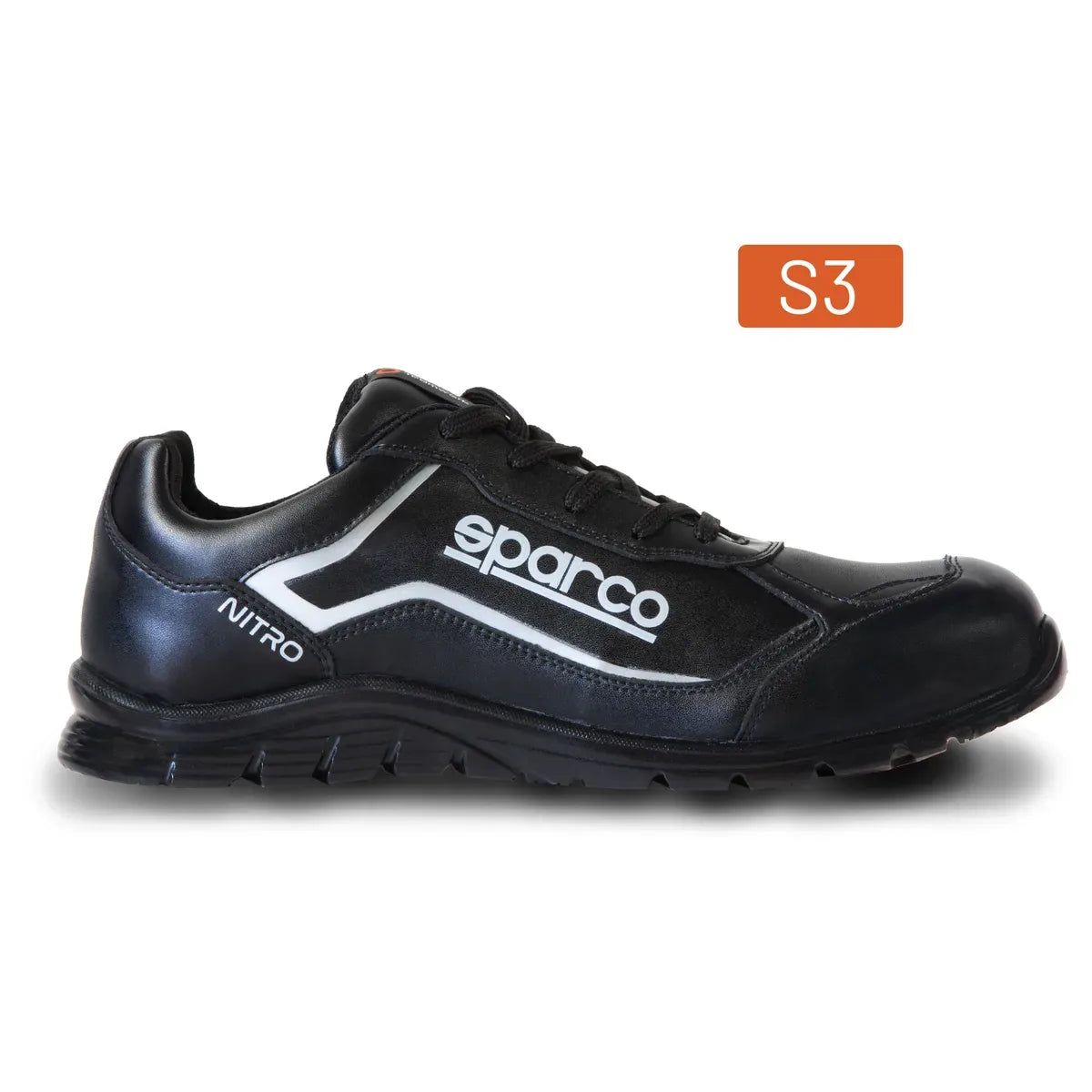 Scarpe antinfortunistiche basse Sparco Teamwork Nitro 2019 ESD S3L SR FO Nero / Nero