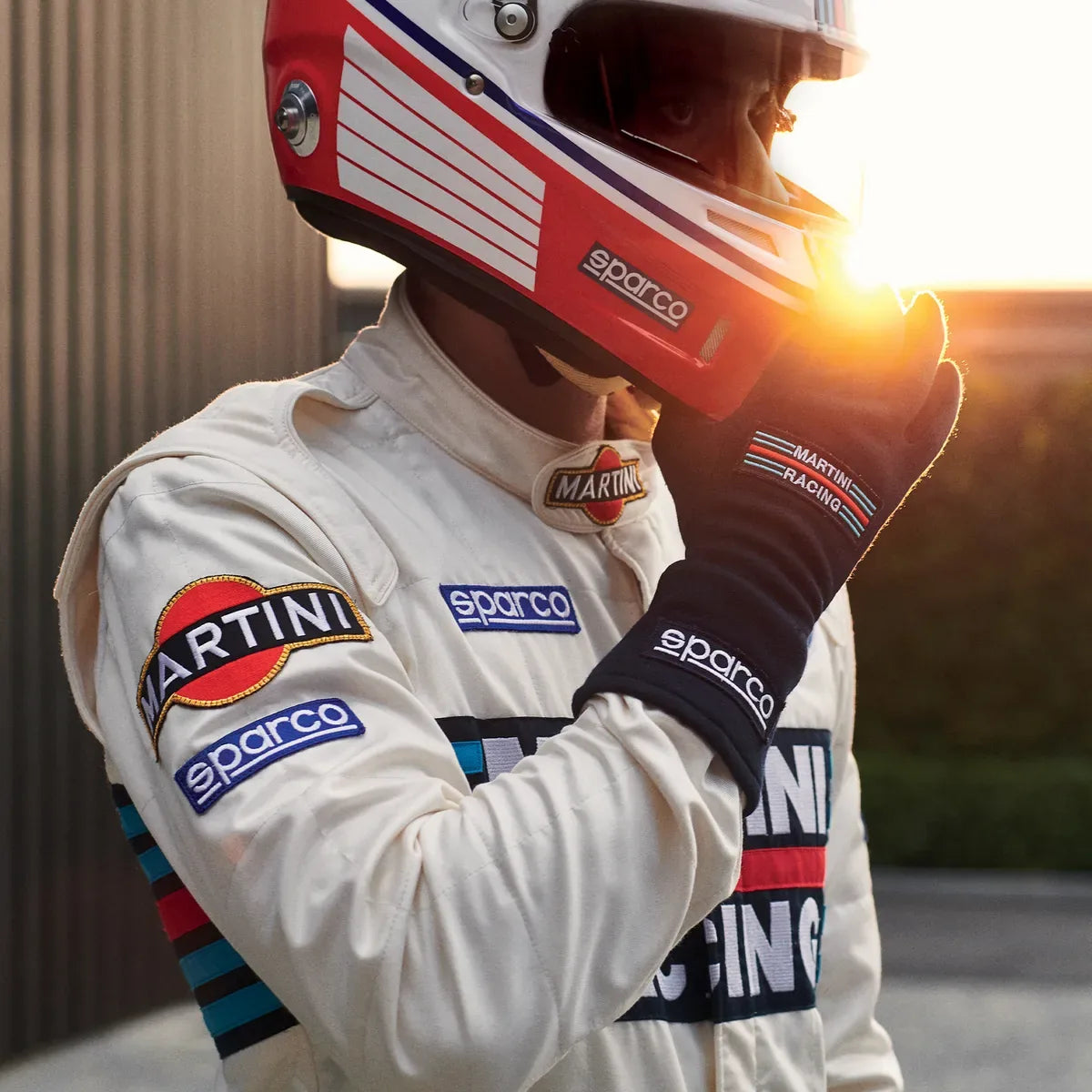 Tuta da gara Sparco Competition R567 Martini Racing bianca omologata FIA 8856-2018 – vista 3