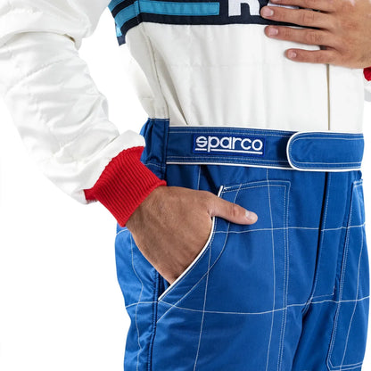 Tuta Sparco Competition R567 Martini-R azzurra FIA 8856-2018 – vista 4