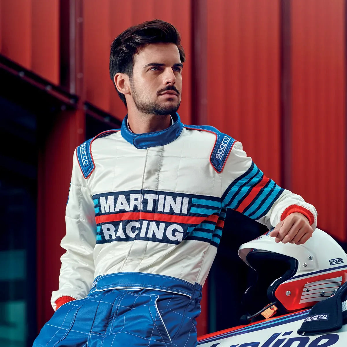 Tuta Sparco Competition R567 Martini-R azzurra FIA 8856-2018 – vista 6