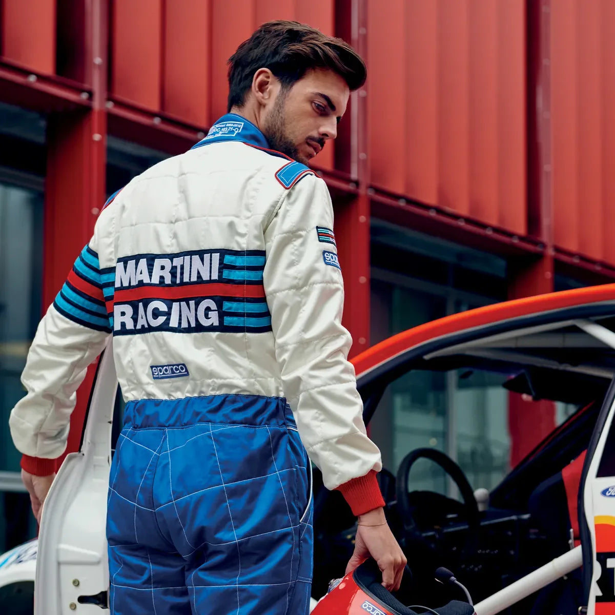 Tuta Sparco Competition R567 Martini-R azzurra FIA 8856-2018 – vista 7