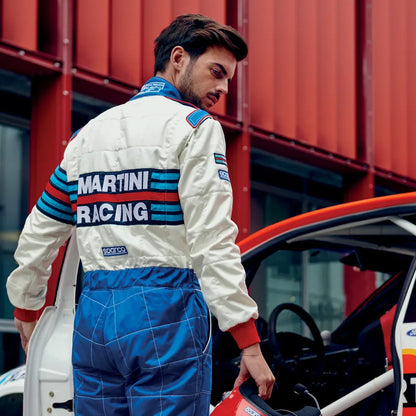 Tuta Sparco Competition R567 Martini-R azzurra FIA 8856-2018 – vista 7