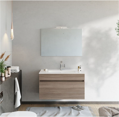 Mobile bagno - Bogotà - cm 80x46x50h - specchio cm 80x60h