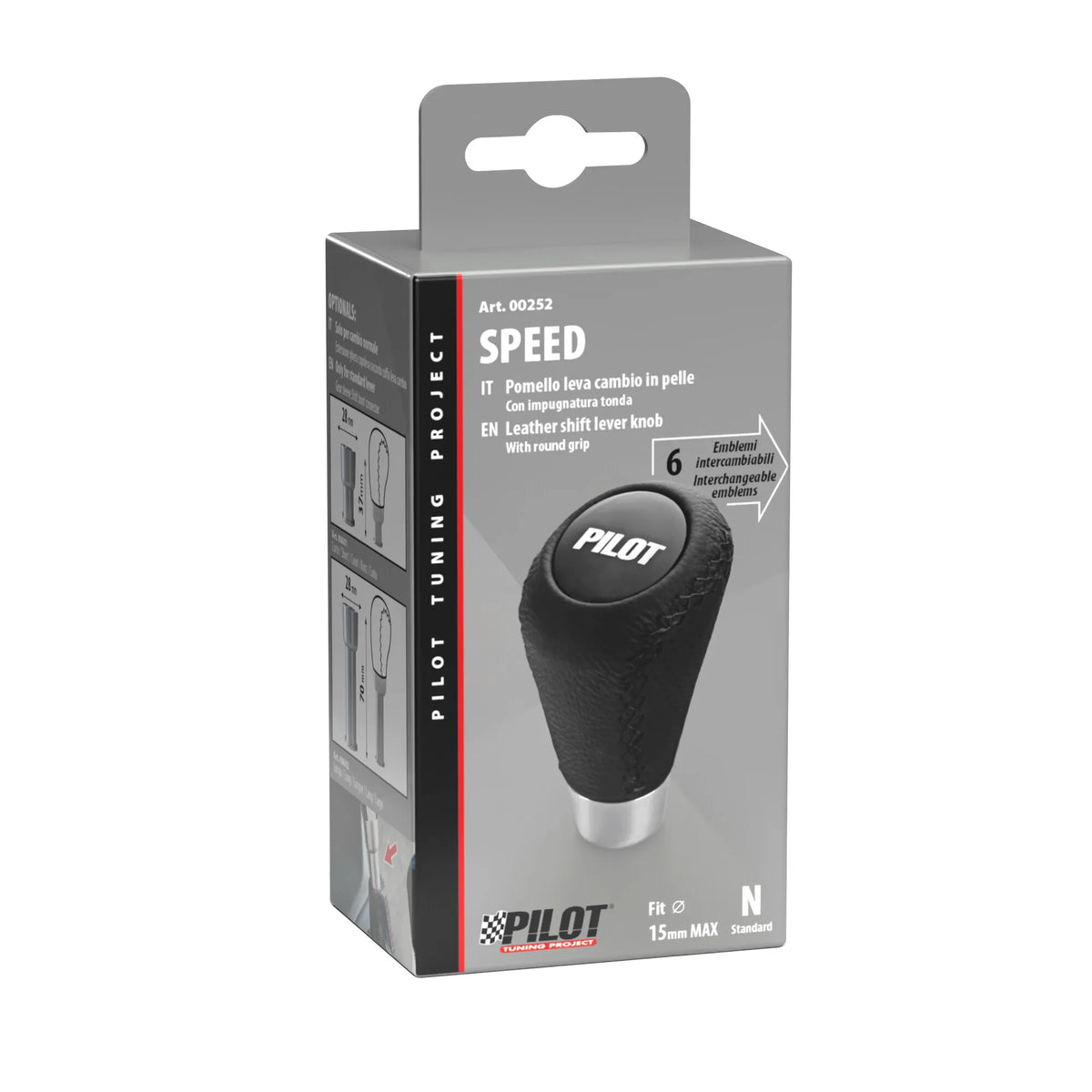 La confezione di Speed - Pomello leva cambio