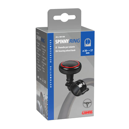 La confezione di Spinny Ring, pomello volante