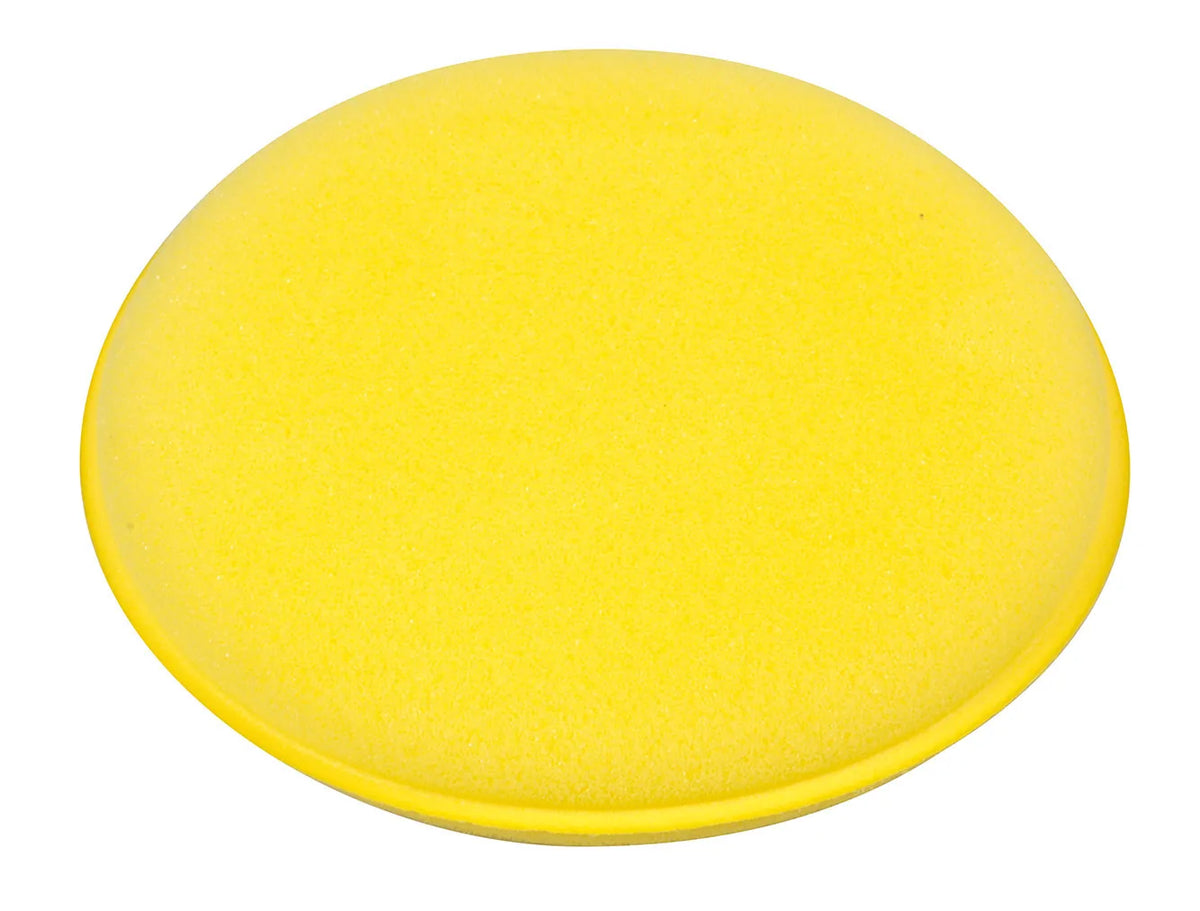 Spugne per cera, set 3 pz su fondo bianco, vista 2