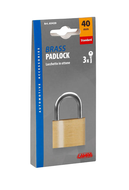 La confezione di Standard, lucchetto in ottone - 40 mm