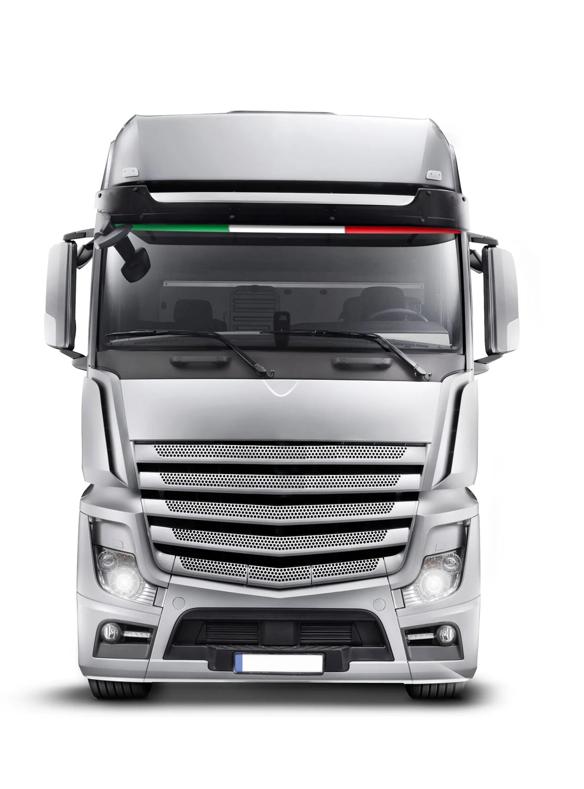Sticky Maxi-Flag, fascia autoadesiva tricolore Italia montato sul veicolo