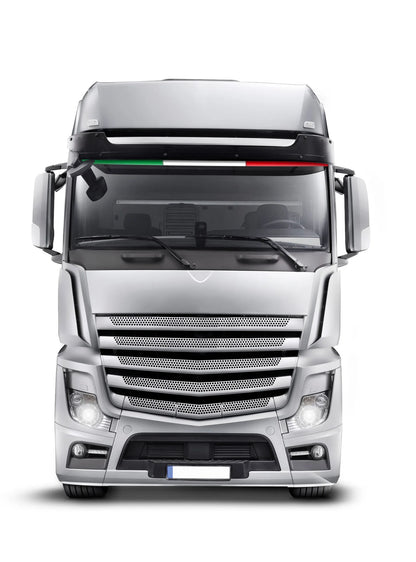 Sticky Maxi-Flag, fascia autoadesiva tricolore Italia montato sul veicolo