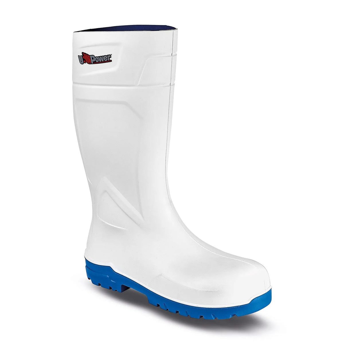 Stivali antinfortunistici in gomma U-Power MARC S4 CI LG FO SR White/Blue