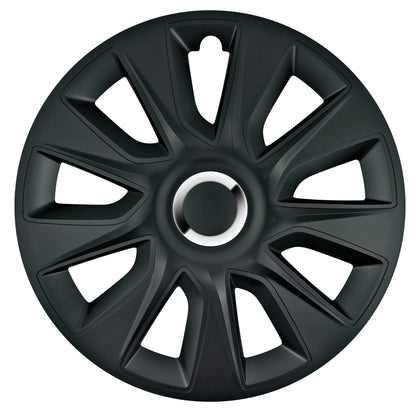 Stratos RC Black - Set 4 copricerchi - Ø — set 4 copricerchi In ABS, verniciatura doppio strato