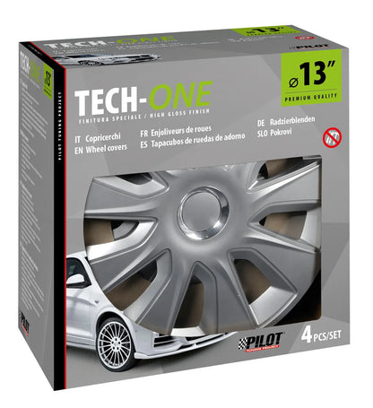 La confezione di Stratos RC Silver - Set 4 copricerchi - Ø