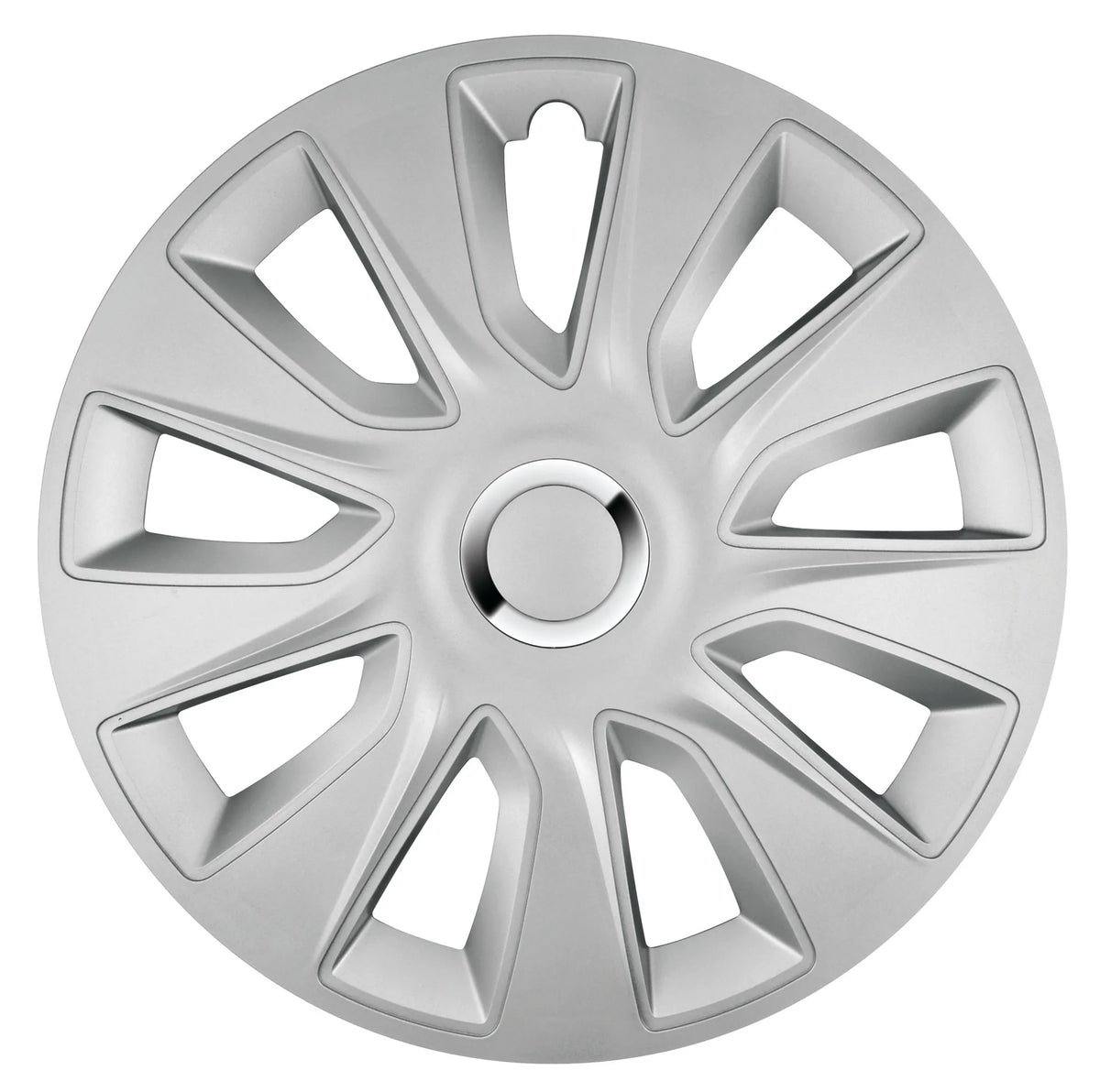 Stratos RC Silver - Set 4 copricerchi - Ø — set 4 copricerchi In ABS, verniciatura doppio strato