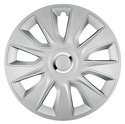 Stratos RC Silver - Set 4 copricerchi - Ø — set 4 copricerchi In ABS, verniciatura doppio strato
