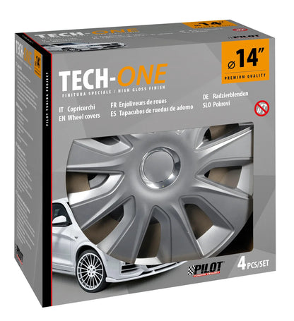 La confezione di Stratos RC Silver - Set 4 copricerchi - Ø, vista 2