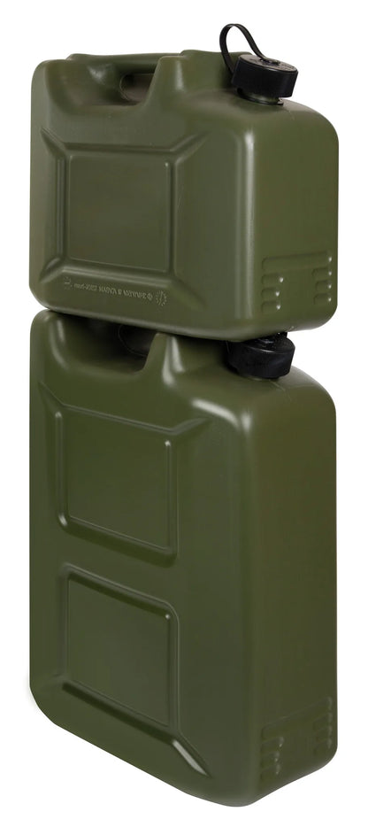 Tanica carburante in polietilene, modello militare montato sul veicolo, vista 4
