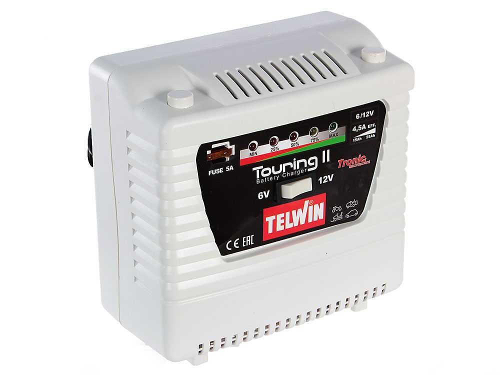 TELWIN Caricabatteria 'touring 11' 2/6 a - 6/12 v 