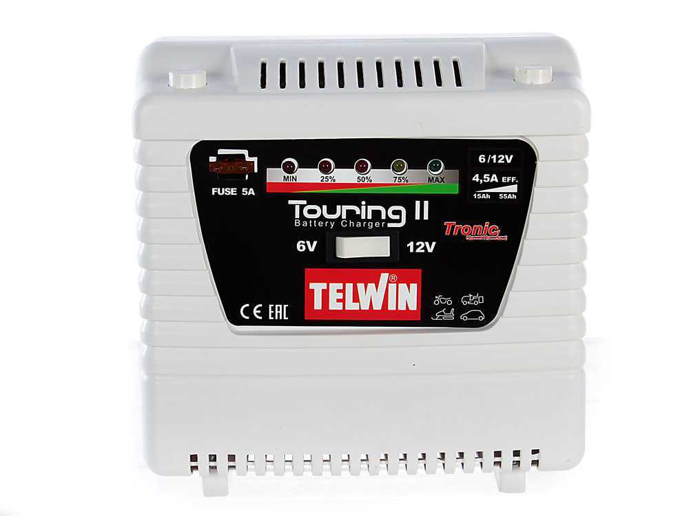 TELWIN Caricabatteria 'touring 11' 2/6 a - 6/12 v   