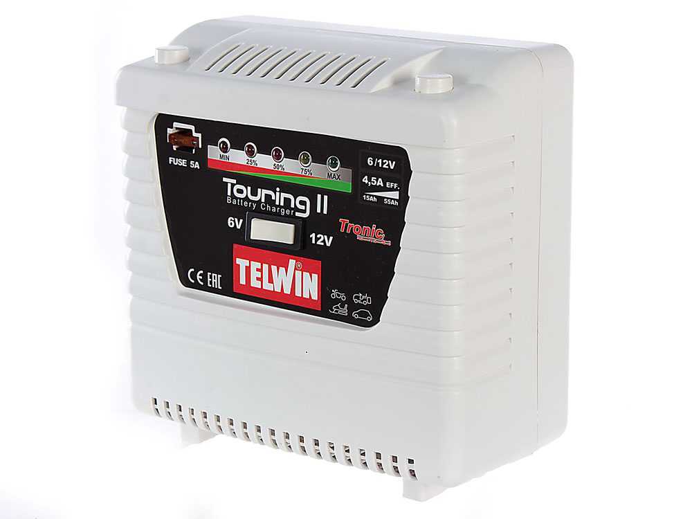 TELWIN Caricabatteria 'touring 11' 2/6 a - 6/12 v    