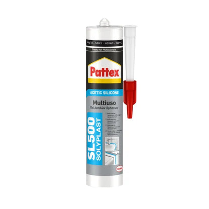 Pattex silicone sista sl-500 acetico colorato MARRONE /AVORIO