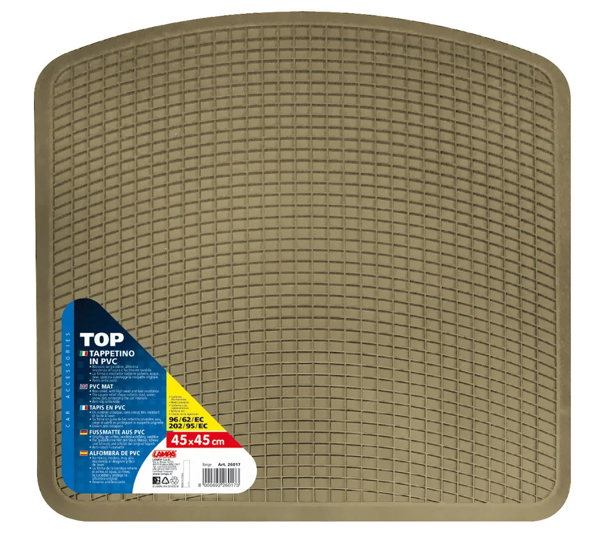La confezione di Top, tappetino in pvc