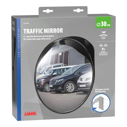 La confezione di Traffic Mirror, specchio di sicurezza grandangolare 160°
