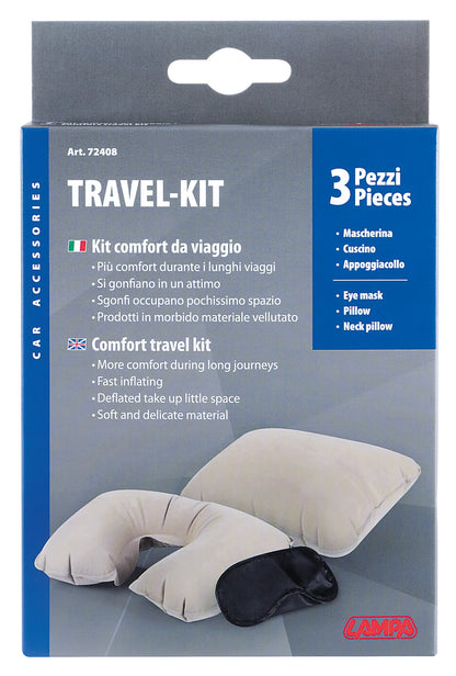 La confezione di Travel-Kit 3 in 1, kit da viaggio