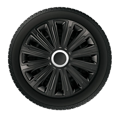 Trend Black - Set 4 copricerchi - Ø montato sul veicolo