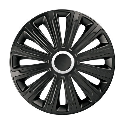 Trend Black - Set 4 copricerchi - Ø — set 4 copricerchi In ABS, verniciatura doppio strato