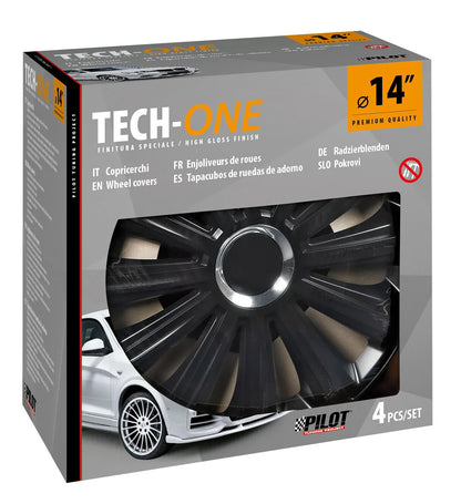 La confezione di Trend Black - Set 4 copricerchi - Ø, vista 2
