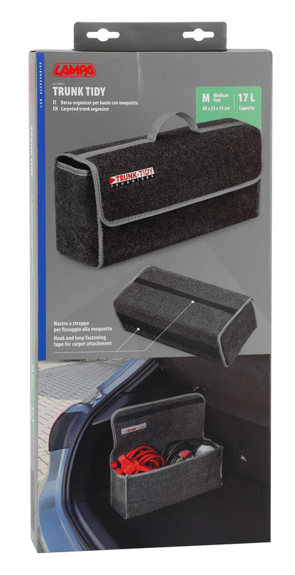 La confezione di Trunk-Tidy, borsa organizer per baule