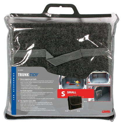 La confezione di Trunk-Tidy, borsa organizer per baule