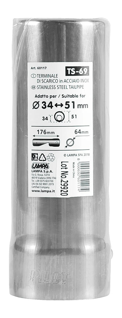La confezione di TS-69, terminale di scarico
