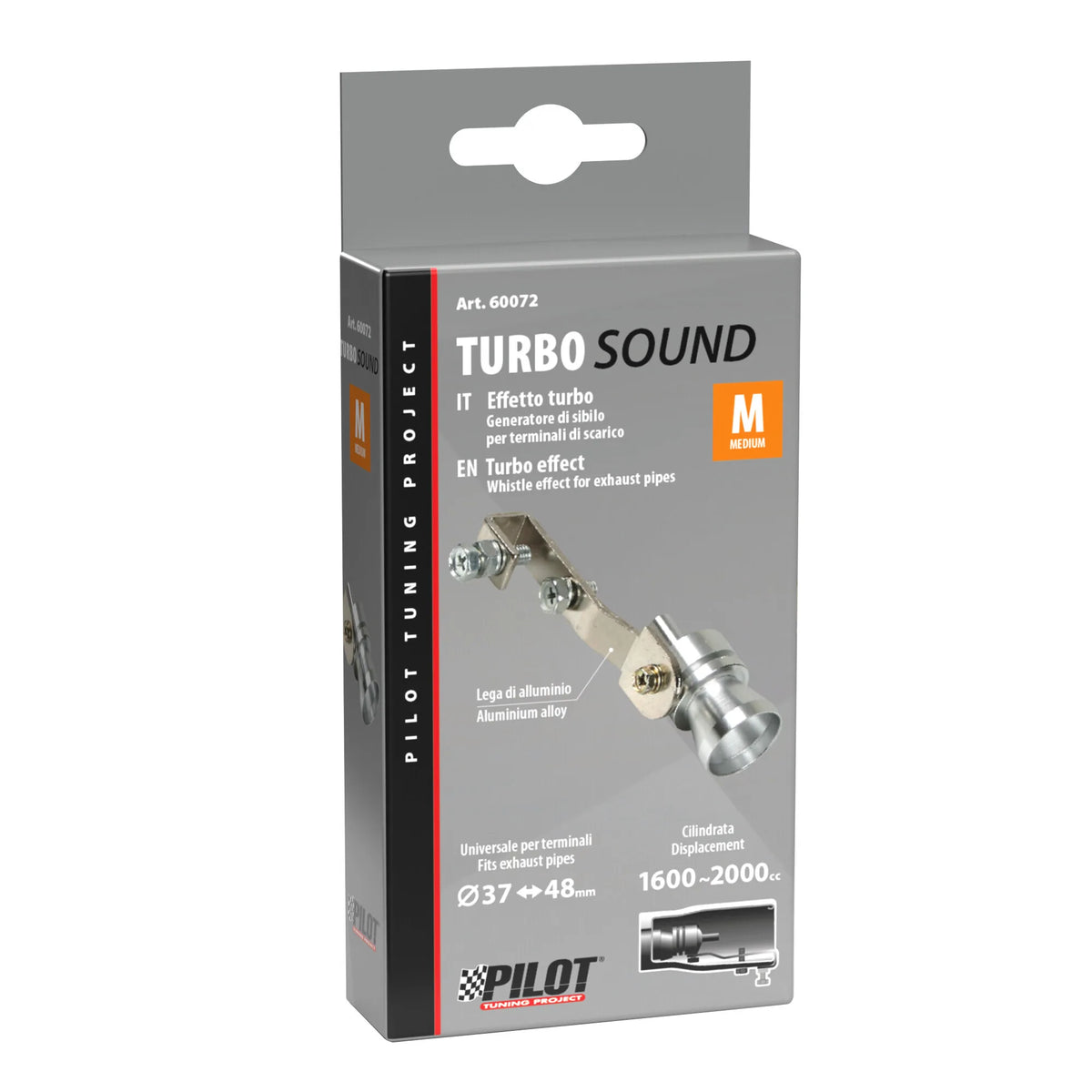 La confezione di Turbo-Sound, vista 2
