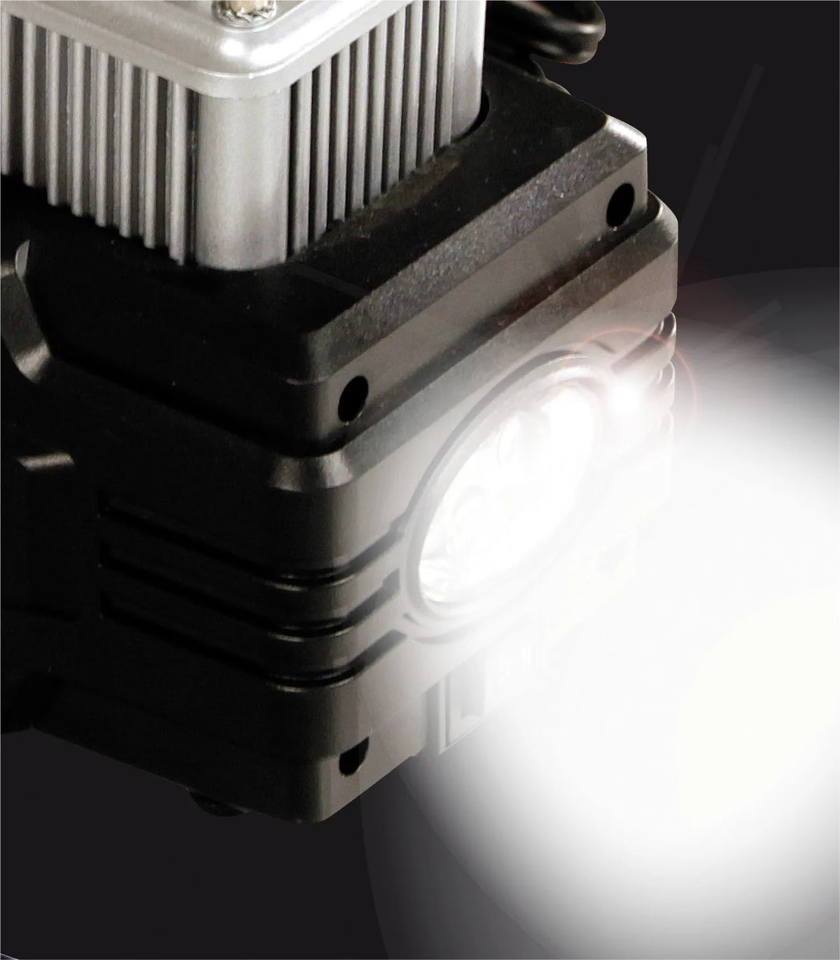 Twin-Air Kit, compressore bicilindrico, 12V montato sul veicolo, vista 6