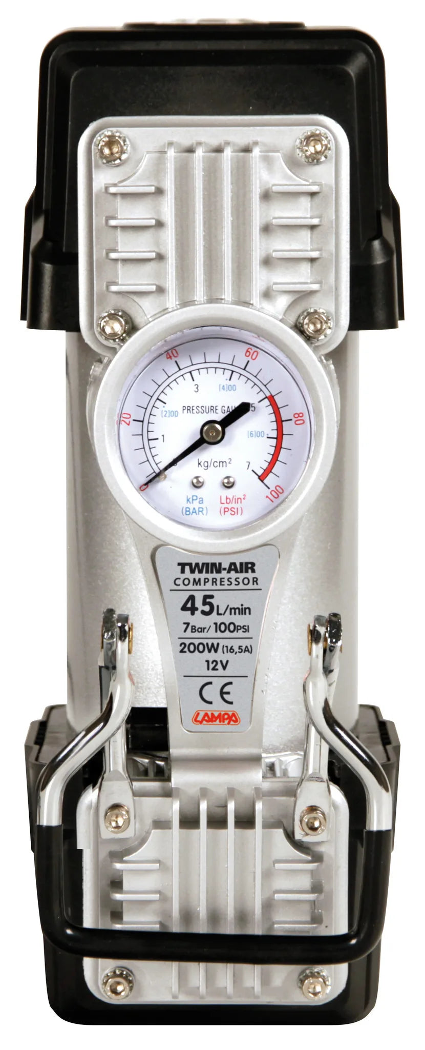 Twin-Air Kit, compressore bicilindrico, 12V — specifico per pneumatici ad alto contenuto di aria (fuoristrada, SUV, camper…