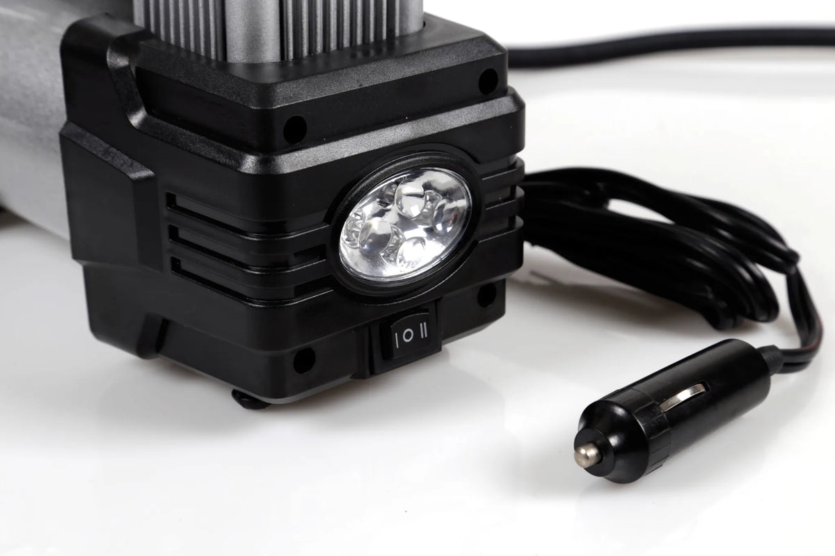 Twin-Air Kit, compressore bicilindrico, 12V — maniglia per il trasporto