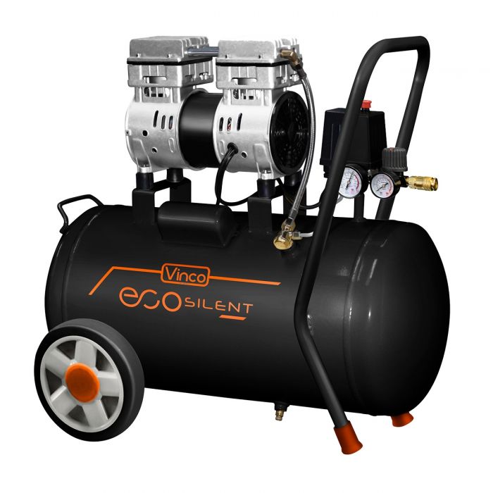 VINCO Compressore silenziato lt 50 - hp 1 - oil free