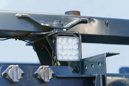 WL-26, faro ausiliario a 16 Led - 12/24V montato sul veicolo, vista 4