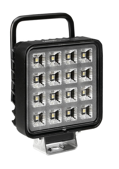 WL-28, faro ausiliario a 16 Led - 12/24V su fondo bianco
