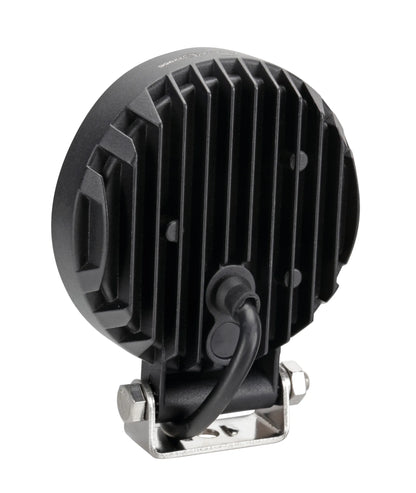 WL-29, faro ausiliario a 9 Led - 12/24V su fondo bianco, vista 4