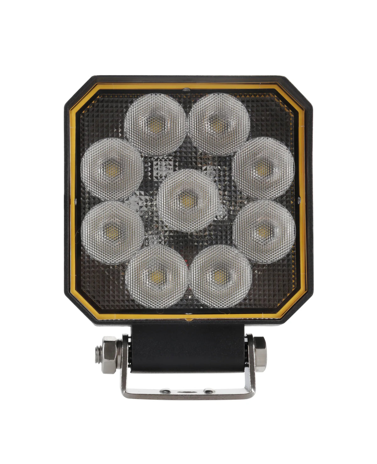 WL-30, faro ausiliario a 9 Led - 12/24V su fondo bianco