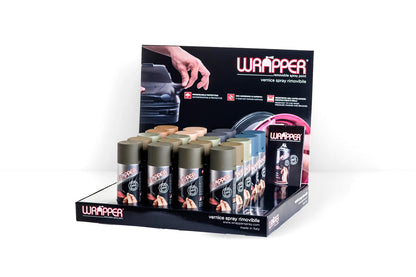 Wrapper, espositore da 20 bombolette montato sul veicolo, vista 2